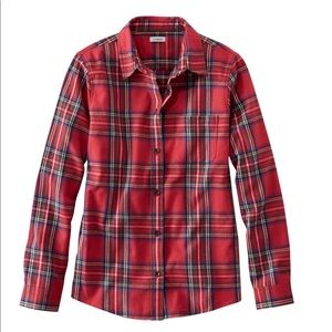 Ll bean women’s flannel shirt